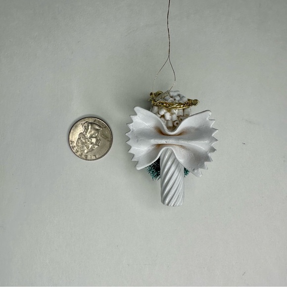 DRUNKEN NOODLE ANGEL Holiday Christmas Holiday Tree Ornament, 1.5” - Picture 7 of 7